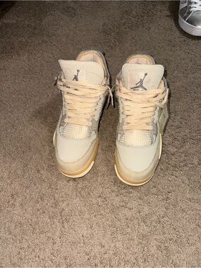 Jordan Men's Sneakers in Cream and Tan